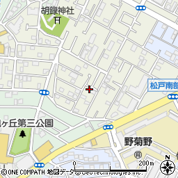 千葉県松戸市胡録台314-7周辺の地図