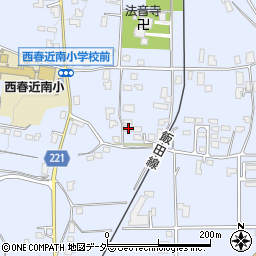 長野県伊那市西春近8687周辺の地図