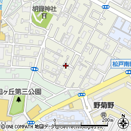 千葉県松戸市胡録台314-10周辺の地図