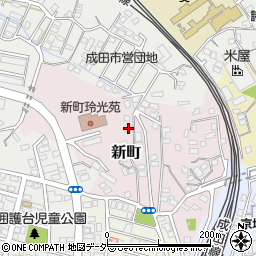 千葉県成田市新町1037-56周辺の地図