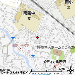 埼玉県所沢市久米1509-2周辺の地図