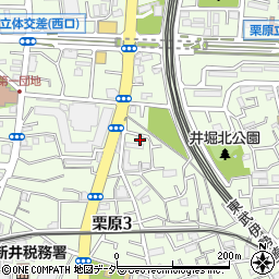 東京都足立区栗原3丁目20-10周辺の地図