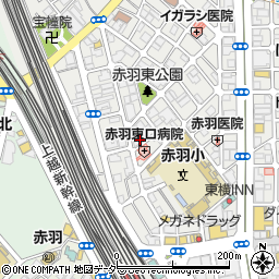 寿し和 赤羽店周辺の地図