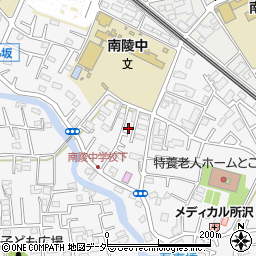 埼玉県所沢市久米1450-17周辺の地図