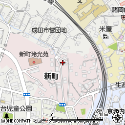 千葉県成田市新町1044-4周辺の地図