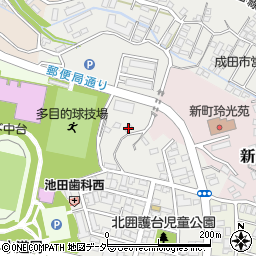 千葉県成田市囲護台1386周辺の地図