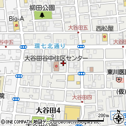 大谷田記念公園周辺の地図