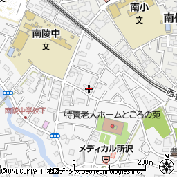 埼玉県所沢市久米788周辺の地図