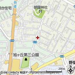 千葉県松戸市胡録台359-3周辺の地図