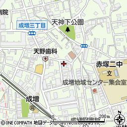 シャテロハイツ弐番館周辺の地図
