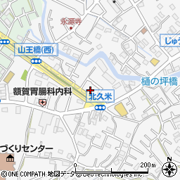 埼玉県所沢市久米2175-17周辺の地図