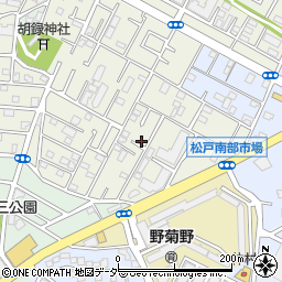 千葉県松戸市胡録台294-5周辺の地図