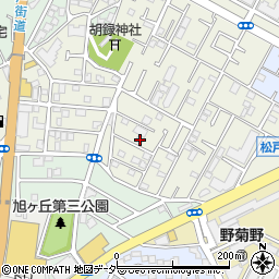 千葉県松戸市胡録台317-5周辺の地図