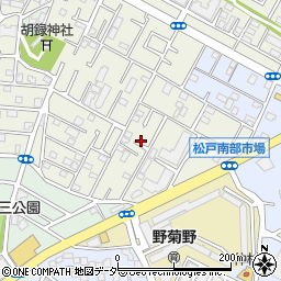 千葉県松戸市胡録台294-4周辺の地図
