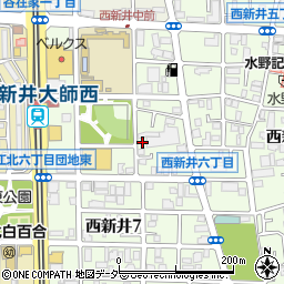 東京都足立区西新井7丁目周辺の地図