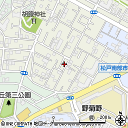 千葉県松戸市胡録台292周辺の地図