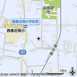 長野県伊那市西春近赤木8690周辺の地図