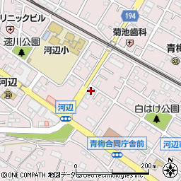 東京都青梅市河辺町6丁目2-23周辺の地図