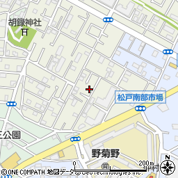 千葉県松戸市胡録台270周辺の地図