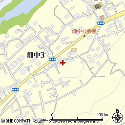東京都青梅市畑中3丁目831周辺の地図