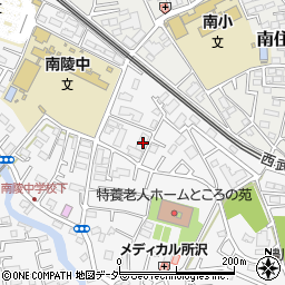 埼玉県所沢市久米788-1周辺の地図