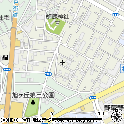 千葉県松戸市胡録台317-3周辺の地図
