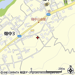 東京都青梅市畑中3丁目490周辺の地図