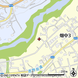 東京都青梅市畑中3丁目707周辺の地図