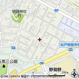 千葉県松戸市胡録台292-1周辺の地図