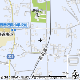 長野県伊那市西春近8681周辺の地図