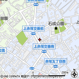セブンイレブン板橋成増店周辺の地図