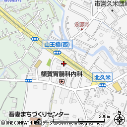 埼玉県所沢市久米2200周辺の地図