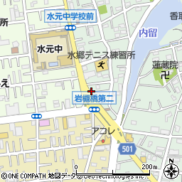 産経新聞葛飾区水元専売店周辺の地図
