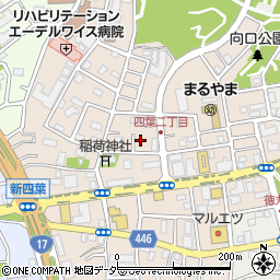 東京都板橋区四葉2丁目周辺の地図