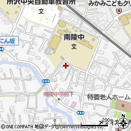 埼玉県所沢市久米1454-2周辺の地図