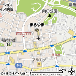 東京都板橋区四葉2丁目15周辺の地図
