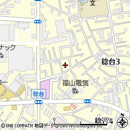 千葉県松戸市稔台3丁目30周辺の地図