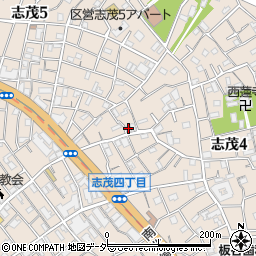 秀華七番館周辺の地図