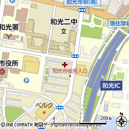 埼玉県和光市西大和団地5-1周辺の地図