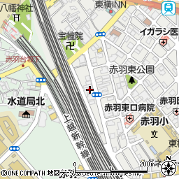 株式会社小鮒ネーム刺繍店　赤羽店周辺の地図