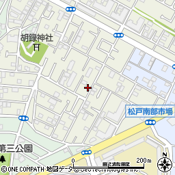 千葉県松戸市胡録台273周辺の地図