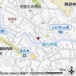 埼玉県所沢市久米1410-4周辺の地図