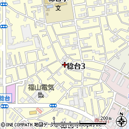 千葉県松戸市稔台3丁目周辺の地図