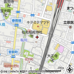 千葉県松戸市松戸1419周辺の地図