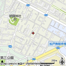 千葉県松戸市胡録台274周辺の地図
