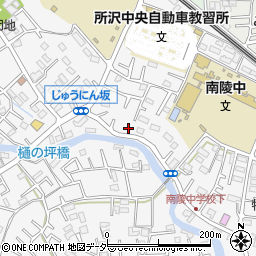 埼玉県所沢市久米1418-6周辺の地図