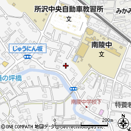 埼玉県所沢市久米1423-1周辺の地図