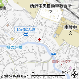 埼玉県所沢市久米1418-16周辺の地図