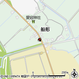 千葉県成田市船形1266周辺の地図