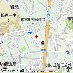 千葉県松戸市胡録台349周辺の地図